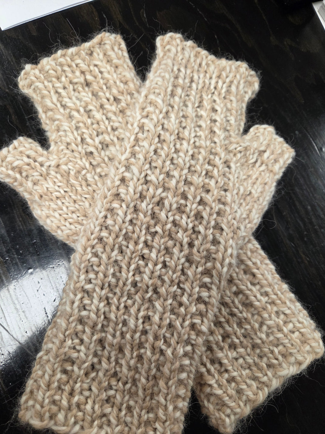 Easy Fingerless Mitts