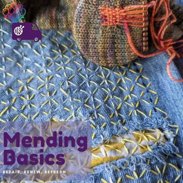 Yarn Adventure- Intro to Mending (Sashiko)