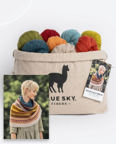 Blue Sky Fibers Antelope Valley Snood