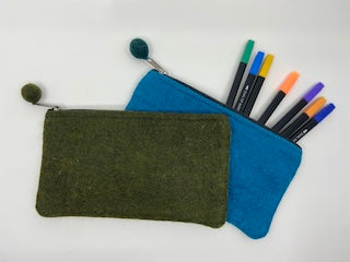 Fibres of Life - Zip Pouch - Two Toned