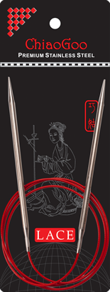 ChiaoGoo Red Lace Circular Needles - 40"
