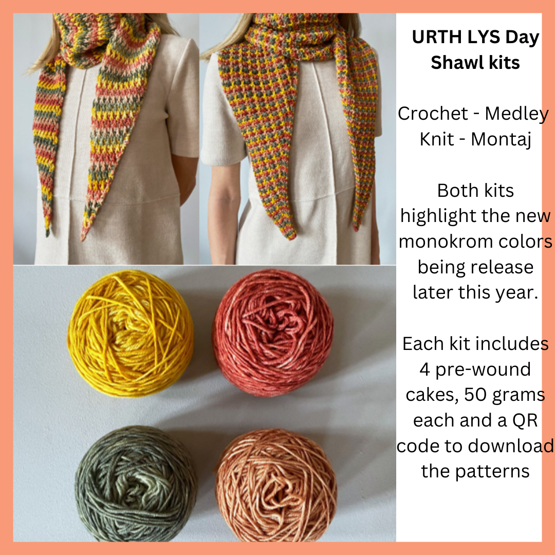 URTH - LYS 2023 Fundraiser kits - Medley & Montaj Scarves