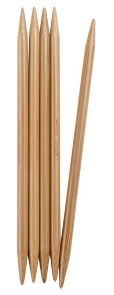 ChiaoGoo Bamboo Double Point Needles 8"