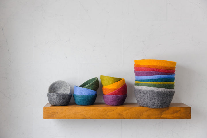 Fibres of Life - Felted Bowls