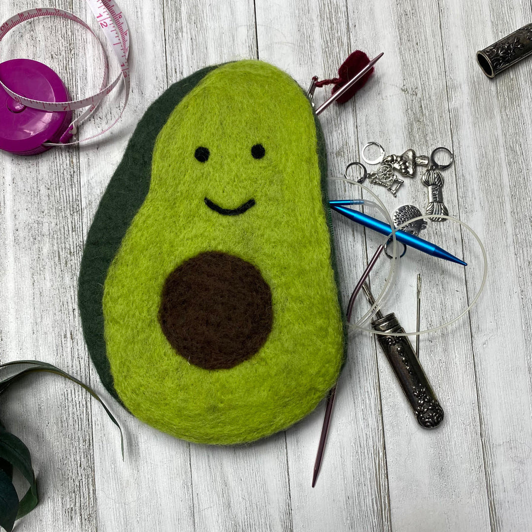 Frabjous Fibers felted pouches