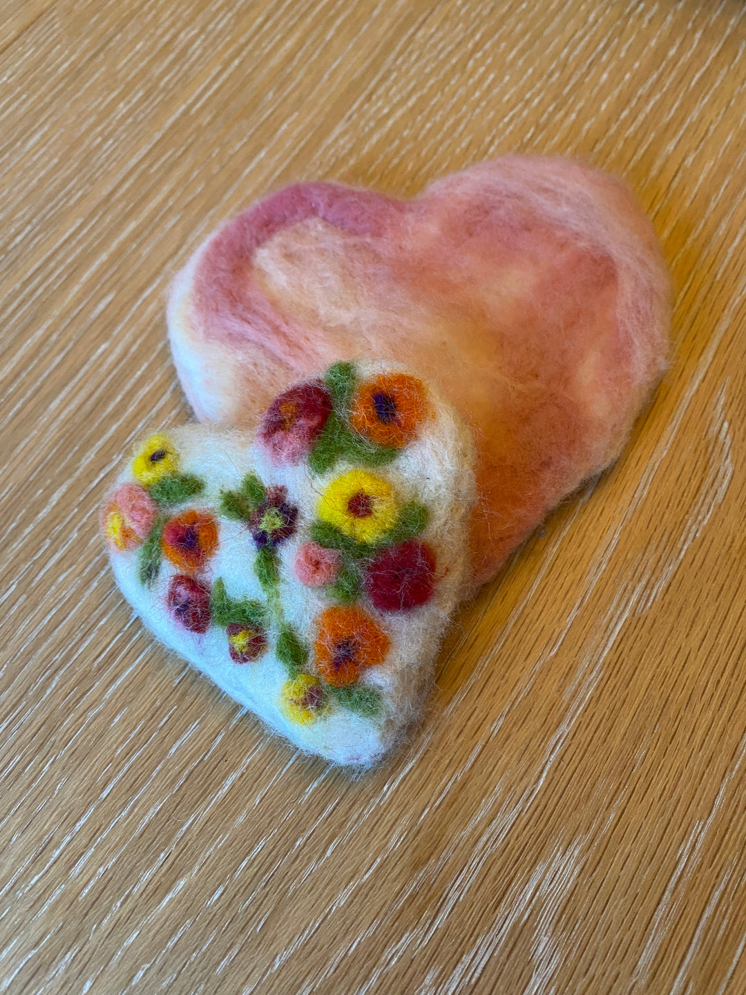 Felting a Heart