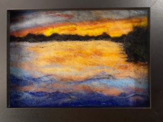 Felting a Picture - “Painting with Wool Fibers”