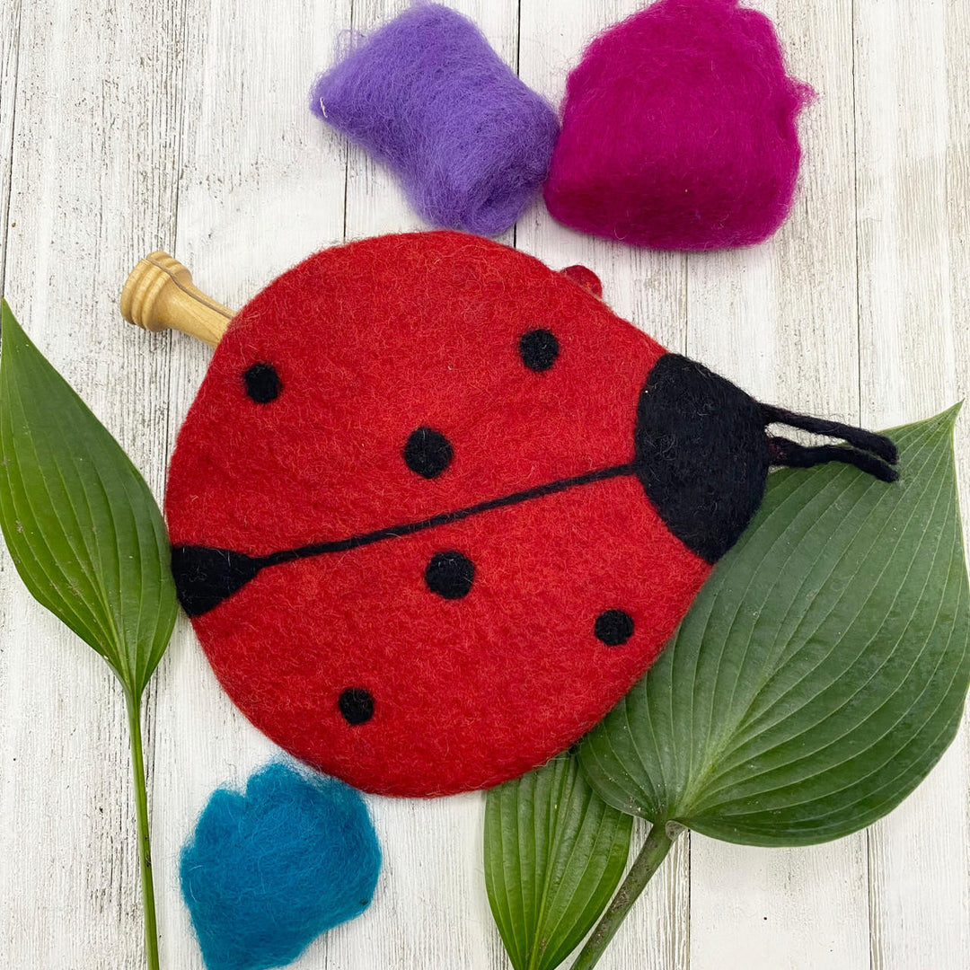 Frabjous Fibers felted pouches