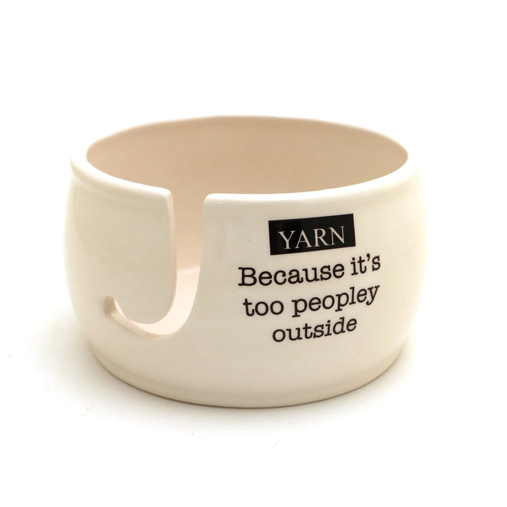 Lenny Mud yarn bowl